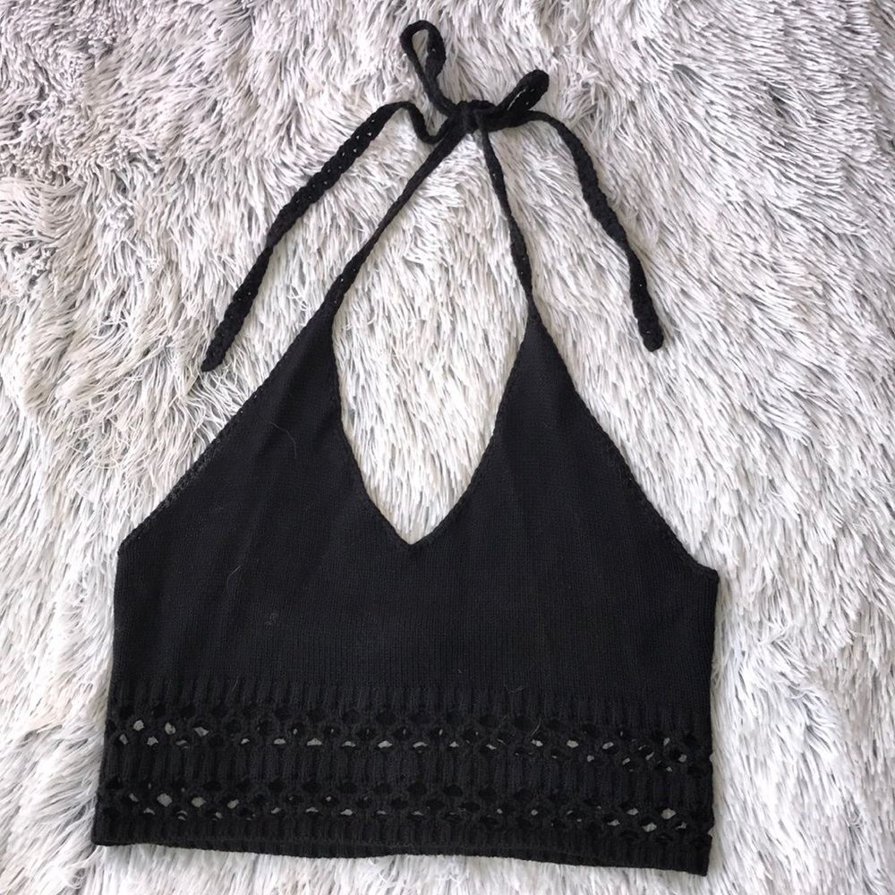 KNITTED HALTER